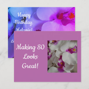 80 Quote Humor Orchids Photo Postcard