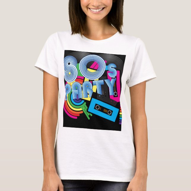 80 Retro Party T-Shirt (Front)