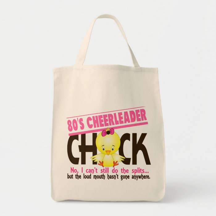 80’s Cheerleader Chick Canvas Bag