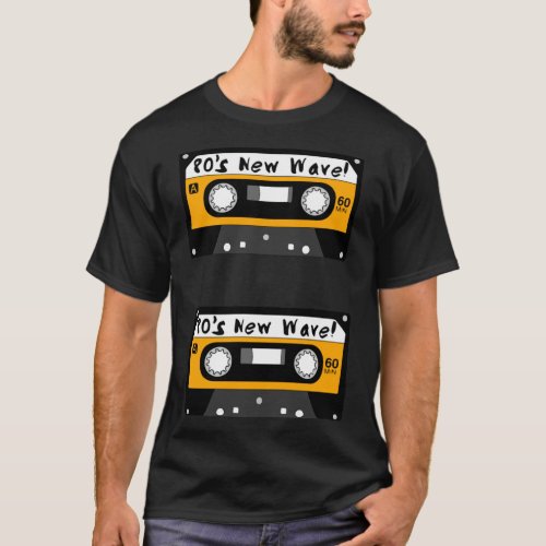 80âs New Wave Mix Tape   T_Shirt