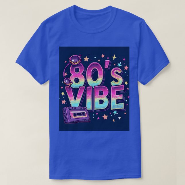 80’s Vibe Trendy T-Shirt (Design Front)