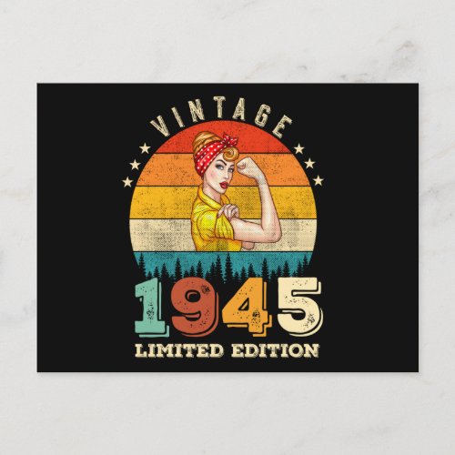 80 Year Old Bday 1945 Vintage 80th Birthday Women