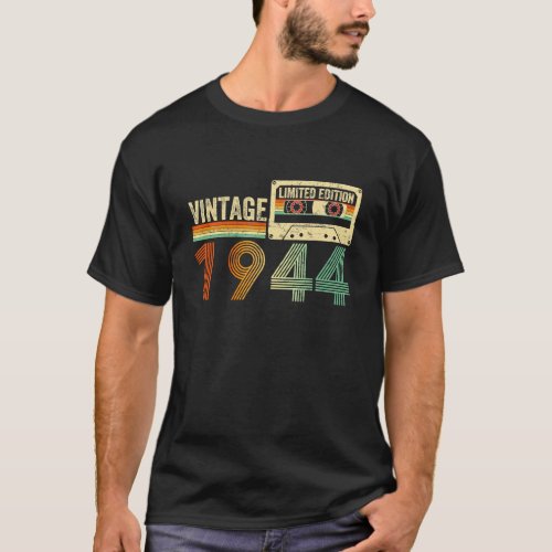 80 Year Old Gifts Vintage 1944 80th Birthday T_Shirt