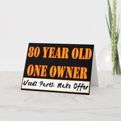 80 Year Old One Owner _ Needs Parts Make Offer Card