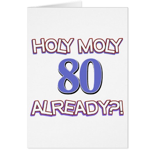 80 years design cards (Front)