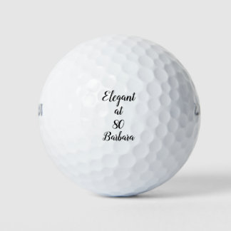 80 years old 80th Birthday Personalize Gift  Golf Balls