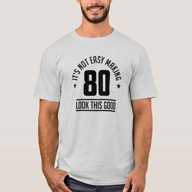 80 Years Old birthday Graphic T-Shirt (Front)