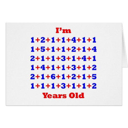 80 Years old! Cards (Front Horizontal)