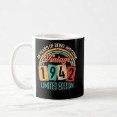 80 Years Old Of Be Awesome In 1942 80th Birthday Coffee Mug (Left)