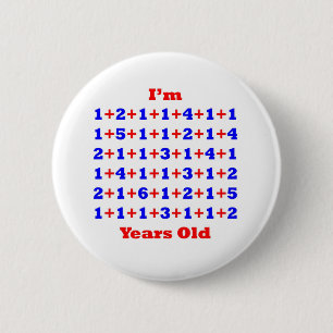 80 Years old! Pinback Button