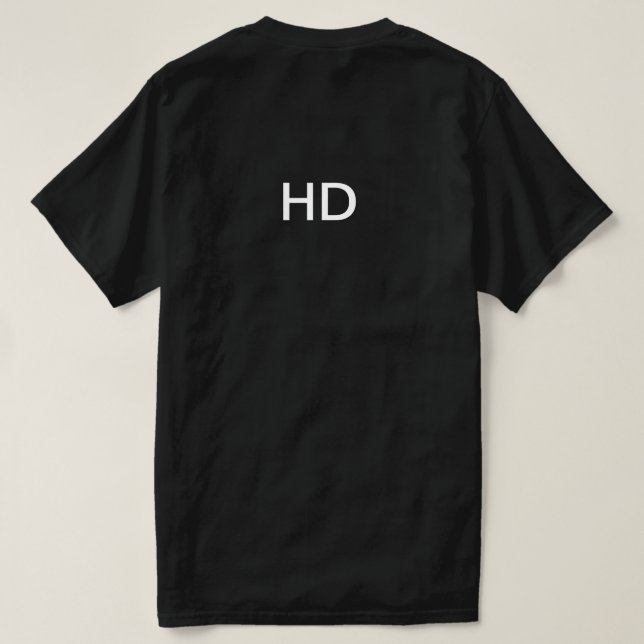 80HD T-Shirt (Design Back)