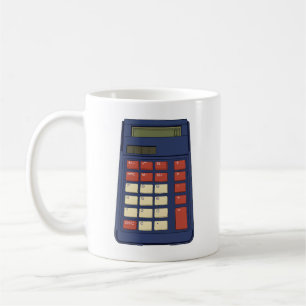 80's 90's Calculator Math School Nostalgia Coffee Mug