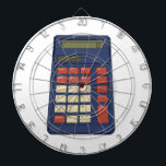 80's 90's Calculator Math School Nostalgia Dart Board<br><div class="desc">Did your pocket calculator save your life in high school and college? Do you love objects from the 80s,  90s and 2000s that remind you of moments from your childhood? Then this is a great product for you.</div>