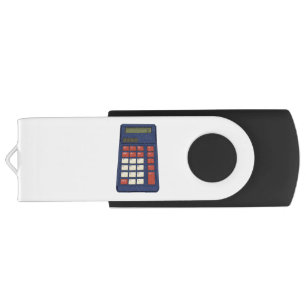 80's 90's Calculator Math School Nostalgia Flash Drive