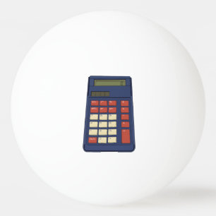 80's 90's Calculator Math School Nostalgia Ping Pong Ball