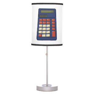 80's 90's Calculator Math School Nostalgia Table Lamp
