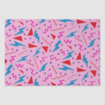 80s 90s Memphis style geometric Pink  Tissue Paper