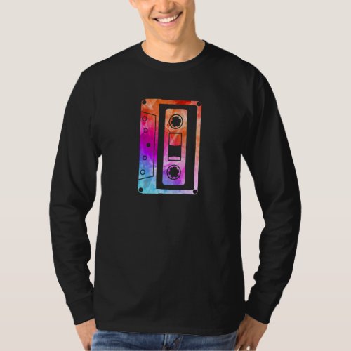 80s 90s Mixtape Cassette Tape Music Retro Party   T_Shirt