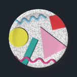 80's 90's Modern Retro Memphis Pattern Paper Plates<br><div class="desc">80's 90's Modern Retro Memphis Pattern paper plates</div>