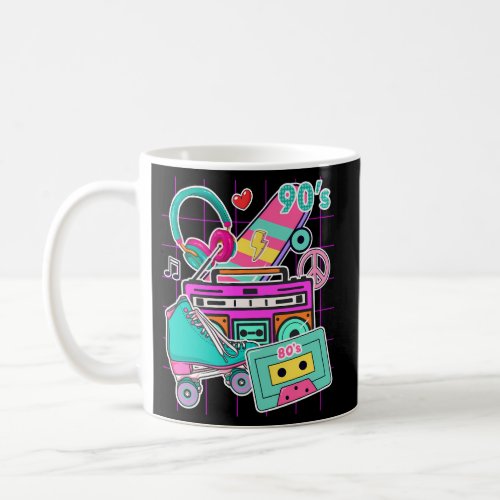 80S 90S Party Elements _ Pop _ Music Cassette Coffee Mug
