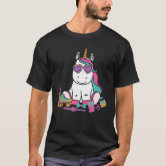 80S 90S Party Theme Party Outfit Unicorn Costume T-Shirt | Zazzle