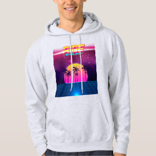 80's 90's Style Retro Futuristic Hoodie
