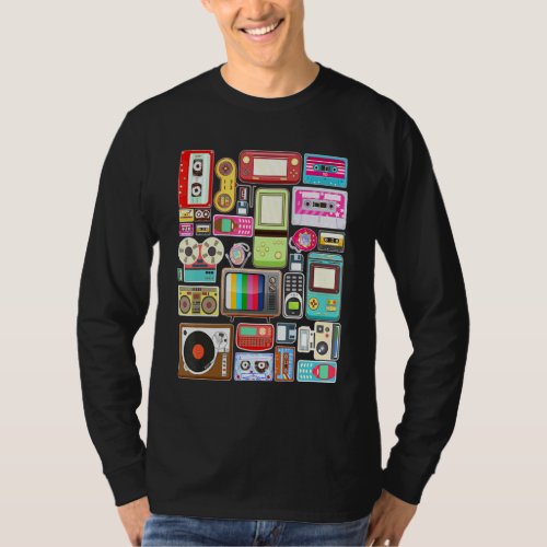 80s 90s Video Game Retro Classic Arcade Vintage Ga T_Shirt