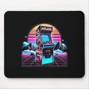 80s 90s Vintage Retro Arcade Video Game Old School Mouse Pad