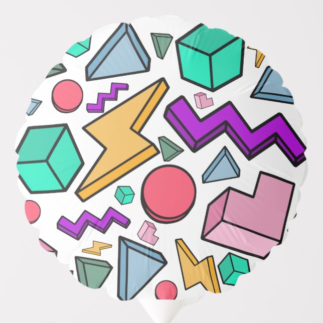 80s Aesthetic Vintage Retro Balloon (Front)