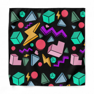 80s Aesthetic Vintage Retro Bandana
