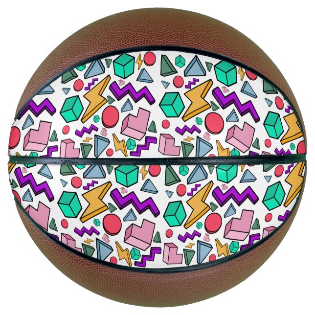 80s Aesthetic Vintage Retro Basketball (Front)
