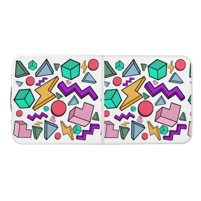 80s Aesthetic Vintage Retro Beer Pong Table (Top)