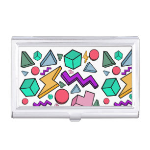 80s Aesthetic Vintage Retro Business Card Case