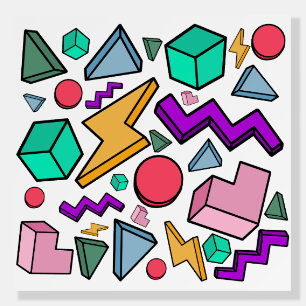 80s Aesthetic Vintage Retro Foam Board