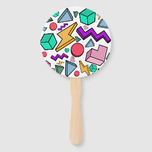 80s Aesthetic Vintage Retro Hand Fan