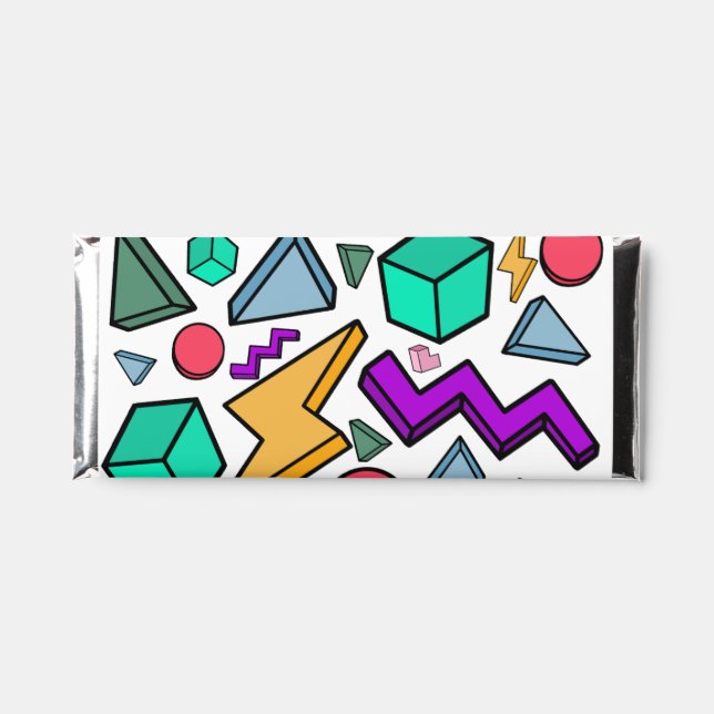 80s Aesthetic Vintage Retro Hershey Bar Favors (Front)