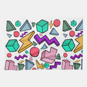 80s Aesthetic Vintage Retro Kitchen Towel