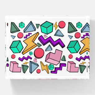 80s Aesthetic Vintage Retro Paperweight