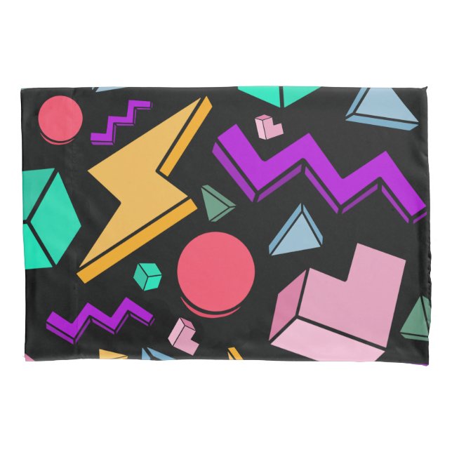 80s Aesthetic Vintage Retro Pillow Case (Front)