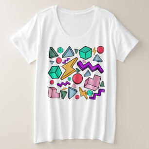 80s Aesthetic Vintage Retro Plus Size T-Shirt