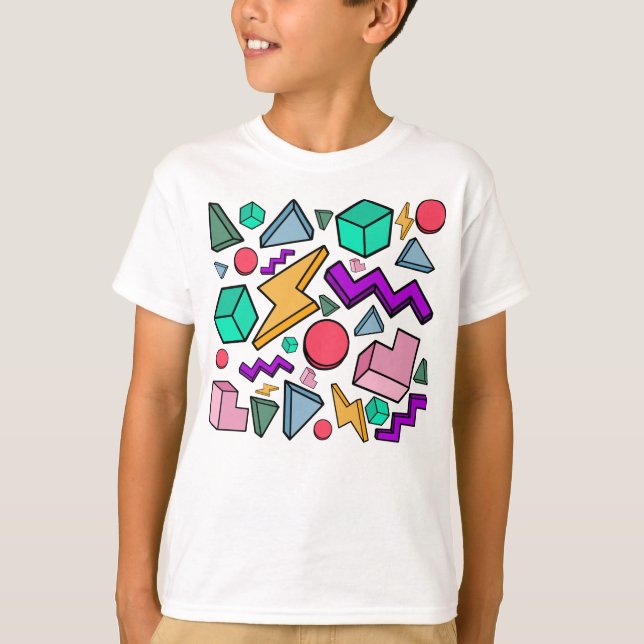 80s Aesthetic Vintage Retro T-Shirt (Front)