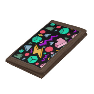 80s Aesthetic Vintage Retro Tri-fold Wallet