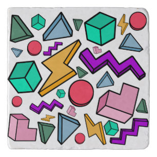 80s Aesthetic Vintage Retro Trivet