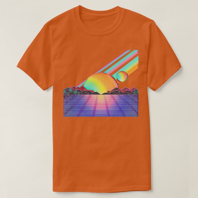 80s Airbrush Retro Graphic T-Shirt (Design Front)