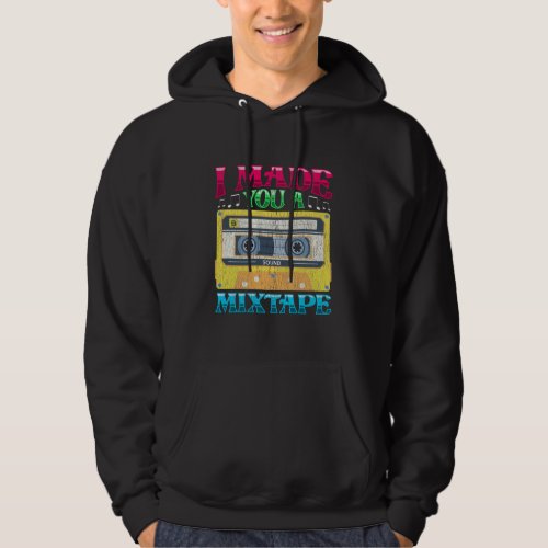 80s and 90s Lover Mixtape Music Cassette Hoodie