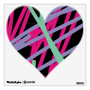 80s art heart eighties decal colors splash medley