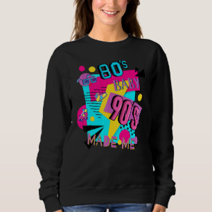 80's Baby 90's Made Me Retro 1980s 1990s Halloween Sweatshirt