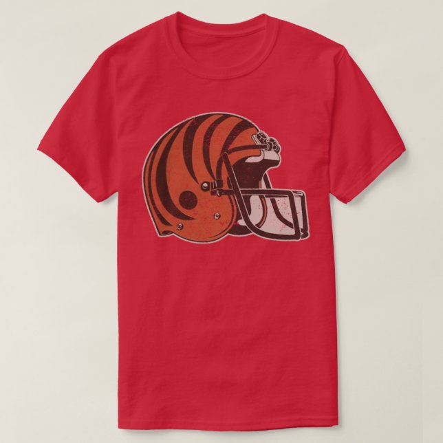 80s Bengals Helmet T-Shirt (Design Front)