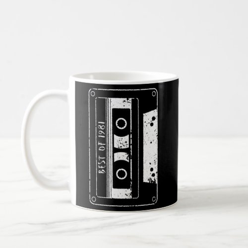 80S Best Of 1981 Cassette Coffee Mug