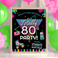 80's Birthday Party Retro Welcome